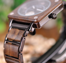 Load image into Gallery viewer, BOBO BIRD Men Watch Luxury Wooden Watches Waterproof Great Gift
