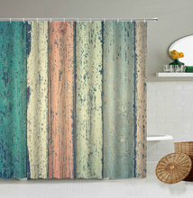 Load image into Gallery viewer, Retro Rustic Wooden Pattern Shower/Bath Curtain Design Bathroom Bathtub Decoration Waterproof Polyester Curtains
