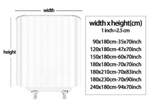 Load image into Gallery viewer, Luxury Shower Bath Curtain - NEW ARRIVAL - Various colours and sizes

