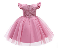 Load image into Gallery viewer, &quot;Arna&quot; Royal Gown Collection - Little Girl Flower Party Lace Tutu Dress Baby Kids Sleevess Dresses Clothes Summer Children Wedding Birthday
