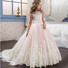 Load image into Gallery viewer, &quot;Arna&quot; Royal Gown Collection - Girls Wedding Evening Party Bridesmaid Long Dress Prom Gown Children Teenager New Year Princess Costume
