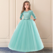 Load image into Gallery viewer, &quot;Arna&quot; Royal Gown Collection - Girls Wedding Evening Party Bridesmaid Long Dress Prom Gown Children Teenager New Year Princess Costume
