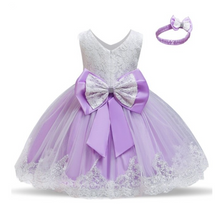 Load image into Gallery viewer, &quot;Arna&quot; Royal Gown Collection - 0-24 Month Baby Princess Dress For Newborn Girls Party Christening Gown Vintage Infant Baptism Wedding
