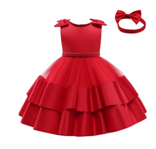 Load image into Gallery viewer, &quot;Arna&quot; Royal Gown Collection - 0-24 Month Baby Princess Dress For Newborn Girls Party Christening Gown Vintage Infant Baptism Wedding
