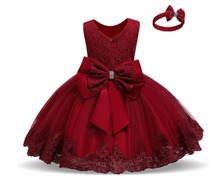 Load image into Gallery viewer, &quot;Arna&quot; Royal Gown Collection - 0-24 Month Baby Princess Dress For Newborn Girls Party Christening Gown Vintage Infant Baptism Wedding
