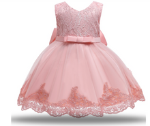 Load image into Gallery viewer, &quot;Arna&quot; Royal Gown Collection - 0-24 Month Baby Princess Dress For Newborn Girls Party Christening Gown Vintage Infant Baptism Wedding
