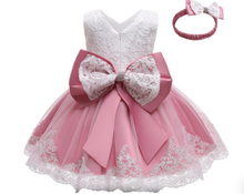 Load image into Gallery viewer, &quot;Arna&quot; Royal Gown Collection - 0-24 Month Baby Princess Dress For Newborn Girls Party Christening Gown Vintage Infant Baptism Wedding
