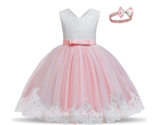 Load image into Gallery viewer, &quot;Arna&quot; Royal Gown Collection - 0-24 Month Baby Princess Dress For Newborn Girls Party Christening Gown Vintage Infant Baptism Wedding
