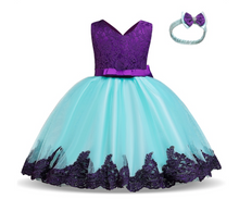 Load image into Gallery viewer, &quot;Arna&quot; Royal Gown Collection - 0-24 Month Baby Princess Dress For Newborn Girls Party Christening Gown Vintage Infant Baptism Wedding
