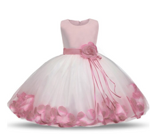 Load image into Gallery viewer, &quot;Arna&quot; Royal Gown Collection - Flower Tulle Toddler Kids Christening Costume Newborn Baby Girl Birthday Dress
