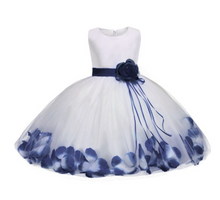 Load image into Gallery viewer, &quot;Arna&quot; Royal Gown Collection - Flower Tulle Toddler Kids Christening Costume Newborn Baby Girl Birthday Dress
