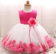 Load image into Gallery viewer, &quot;Arna&quot; Royal Gown Collection - Flower Tulle Toddler Kids Christening Costume Newborn Baby Girl Birthday Dress
