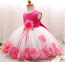 Load image into Gallery viewer, &quot;Arna&quot; Royal Gown Collection - Flower Tulle Toddler Kids Christening Costume Newborn Baby Girl Birthday Dress
