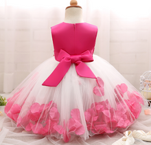 Load image into Gallery viewer, &quot;Arna&quot; Royal Gown Collection - Flower Tulle Toddler Kids Christening Costume Newborn Baby Girl Birthday Dress
