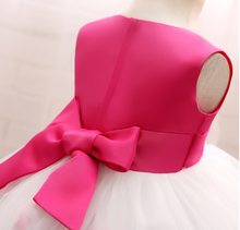 Load image into Gallery viewer, &quot;Arna&quot; Royal Gown Collection - Flower Tulle Toddler Kids Christening Costume Newborn Baby Girl Birthday Dress
