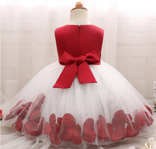 Load image into Gallery viewer, &quot;Arna&quot; Royal Gown Collection - Flower Tulle Toddler Kids Christening Costume Newborn Baby Girl Birthday Dress
