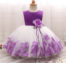 Load image into Gallery viewer, &quot;Arna&quot; Royal Gown Collection - Flower Tulle Toddler Kids Christening Costume Newborn Baby Girl Birthday Dress
