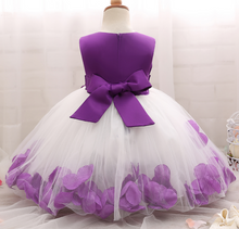 Load image into Gallery viewer, &quot;Arna&quot; Royal Gown Collection - Flower Tulle Toddler Kids Christening Costume Newborn Baby Girl Birthday Dress
