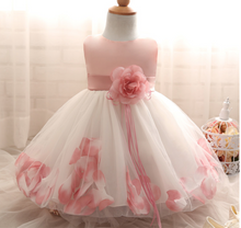 Load image into Gallery viewer, &quot;Arna&quot; Royal Gown Collection - Flower Tulle Toddler Kids Christening Costume Newborn Baby Girl Birthday Dress
