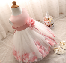 Load image into Gallery viewer, &quot;Arna&quot; Royal Gown Collection - Flower Tulle Toddler Kids Christening Costume Newborn Baby Girl Birthday Dress
