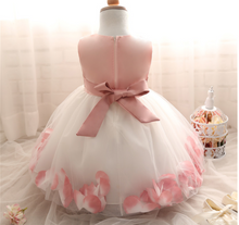 Load image into Gallery viewer, &quot;Arna&quot; Royal Gown Collection - Flower Tulle Toddler Kids Christening Costume Newborn Baby Girl Birthday Dress
