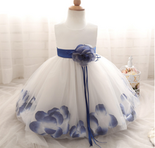 Load image into Gallery viewer, &quot;Arna&quot; Royal Gown Collection - Flower Tulle Toddler Kids Christening Costume Newborn Baby Girl Birthday Dress
