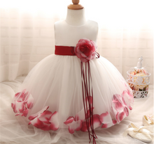 Load image into Gallery viewer, &quot;Arna&quot; Royal Gown Collection - Flower Tulle Toddler Kids Christening Costume Newborn Baby Girl Birthday Dress
