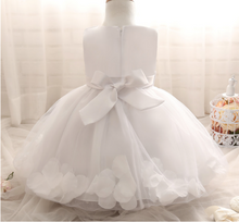 Load image into Gallery viewer, &quot;Arna&quot; Royal Gown Collection - Flower Tulle Toddler Kids Christening Costume Newborn Baby Girl Birthday Dress
