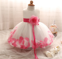 Load image into Gallery viewer, &quot;Arna&quot; Royal Gown Collection - Flower Tulle Toddler Kids Christening Costume Newborn Baby Girl Birthday Dress
