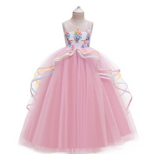 Load image into Gallery viewer, &quot;Arna&quot; Royal Gown Collection - Girls Unicorn Summer Dresses Tutu Long
