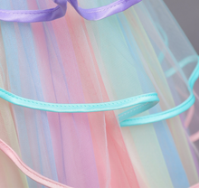 Load image into Gallery viewer, &quot;Arna&quot; Royal Gown Collection - Girls Unicorn Summer Dresses Tutu Long
