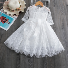 Load image into Gallery viewer, &quot;Arna&quot; Royal Gown Collection - White Lace Princess Dress For Girls
