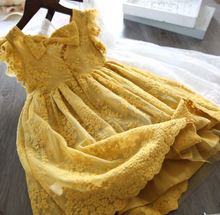 Load image into Gallery viewer, &quot;Arna&quot; Royal Gown Collection - White Lace Princess Dress For Girls
