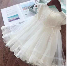 Load image into Gallery viewer, &quot;Arna&quot; Royal Gown Collection - White Lace Princess Dress For Girls

