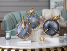 Load image into Gallery viewer, &quot;Arna Collection&quot; Luxury -Natural Agate Marble Bird Figurine Creativity Ornaments Desk Bookcase Natural Material Crafts Living Room Decoration
