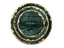 Load image into Gallery viewer, &quot;Arna Lisa&quot; 3 Piece Plate Set - Natural Marble Plates Creativity Gold Inlay Display Trays

