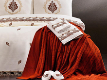 Load image into Gallery viewer, &quot;Arna Lisa&quot; Luxury Royal Bedding Set - 20 pieces French Laced Embroidery
