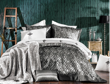 Load image into Gallery viewer, &quot;Arna Lisa&quot; Royal Collection Bedding Set - 11 Piece Silver/Gray
