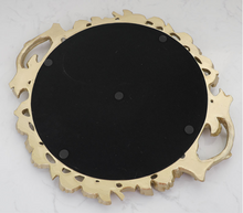 Load image into Gallery viewer, &quot;Arna Collection&quot; Gold Tray&#39;s - Nordic Ginkgo Leaf Mirror Display Tray
