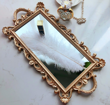 Load image into Gallery viewer, &quot;Arna Collection&quot; Gold Tray&#39;s - Nordic Ginkgo Leaf Mirror Display Tray
