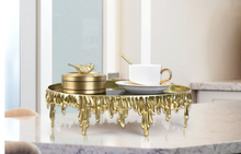 Load image into Gallery viewer, &quot;Arna Lisa&quot; Royal Luxury Collection - Luxurious Pure Copper Trays Decorative European Modern Medusa Black Crystal Tray
