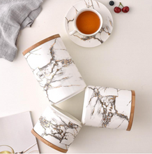 Load image into Gallery viewer, &quot;Arna Lisa&quot; Royal Collection - Tea Coffee Sugar - Luxury Marble
