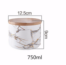 Load image into Gallery viewer, &quot;Arna Lisa&quot; Royal Collection - Tea Coffee Sugar - Luxury Marble
