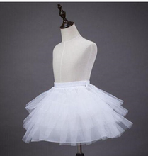 Load image into Gallery viewer, &quot;Arna&quot; Royal Gown Collection - White Flower girl Petticoat Tulle Ruffle Short Crinoline Petticoats Lady Girls Child Underskirt
