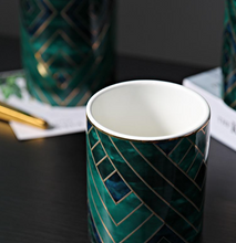 Load image into Gallery viewer, &quot;Arna Lisa&quot; Royal Collection - Luxury 3 Piece Storage - Green/Blue/Gold
