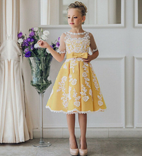 Load image into Gallery viewer, &quot;Arna&quot; Royal Gown Collection - Flower Girl/Formal -  Made to Measure - Large range of Colours
