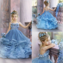 Load image into Gallery viewer, &quot;Arna&quot; Royal Gown Collection - Flower Girl/Formal/Wedding/Pageant -  Made to Measure - Large range of Colours
