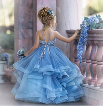 Load image into Gallery viewer, &quot;Arna&quot; Royal Gown Collection - Flower Girl/Formal/Wedding/Pageant -  Made to Measure - Large range of Colours
