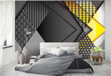 Load image into Gallery viewer, &quot;Arna&quot; Collections - DIY - Custom Photo Wallpaper Mural Golden Sculpture Wall Background Wall 3D Wall Papers Home Decor
