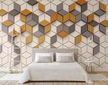 Load image into Gallery viewer, &quot;Arna&quot; Collections - DIY - Custom Photo Wallpaper Mural Golden Sculpture Wall Background Wall 3D Wall Papers Home Decor
